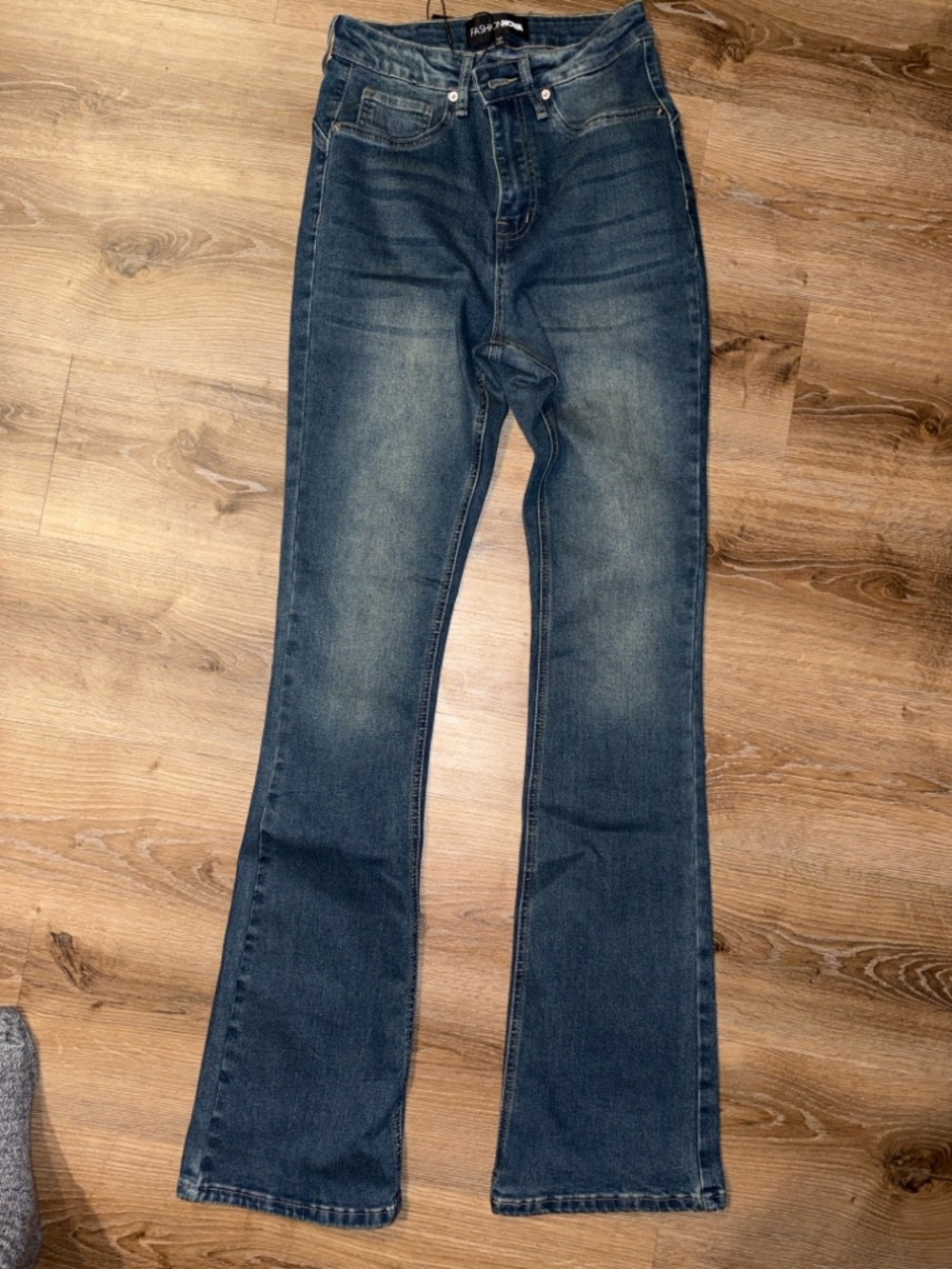 Offers open! Size 5 Fashion Nova Dark Wash Bootcut Jeans booty lifting